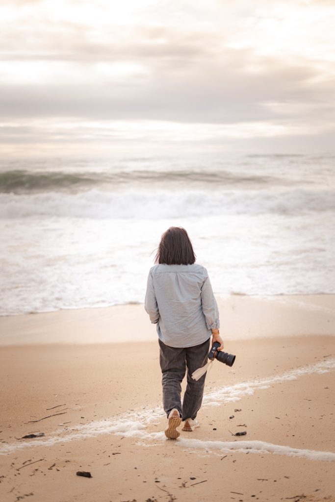 photographe de dos